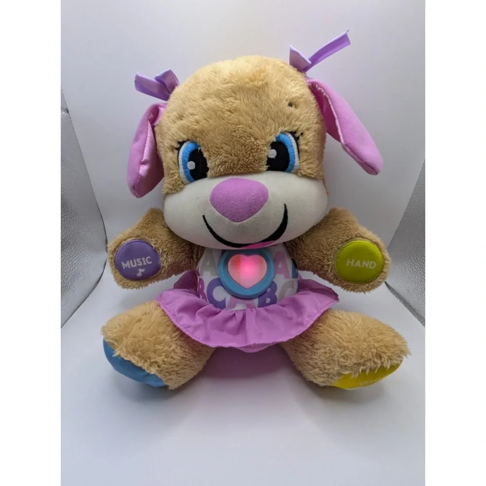 Fisher Price Laugh And Learn Smart‎ Stages Plush Sis Sings Colors FP Puppy Dog